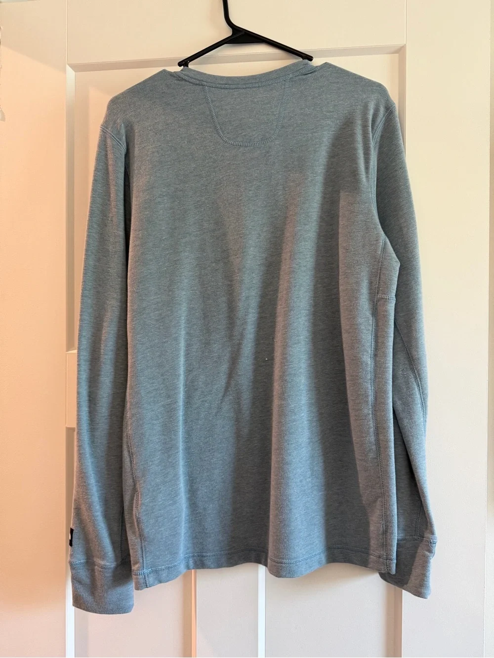 The North Face Men’s Long-Sleeve Henley in Dusty Blue